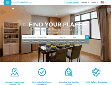 Tablet Screenshot of hostelhunting.com